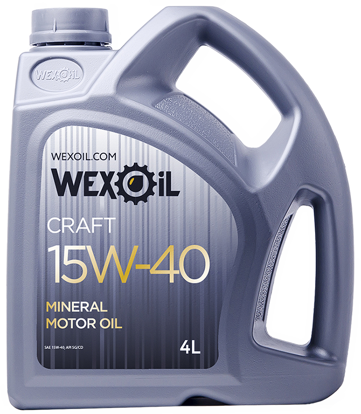 Олива моторна WEXOIL CRAFT 15W-40 4L